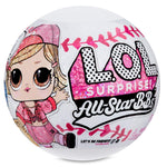 L.O.L. Surprise All-Star B.B.s Sports Series 1 Baseball Sparkly Dolls with 8 Surprises