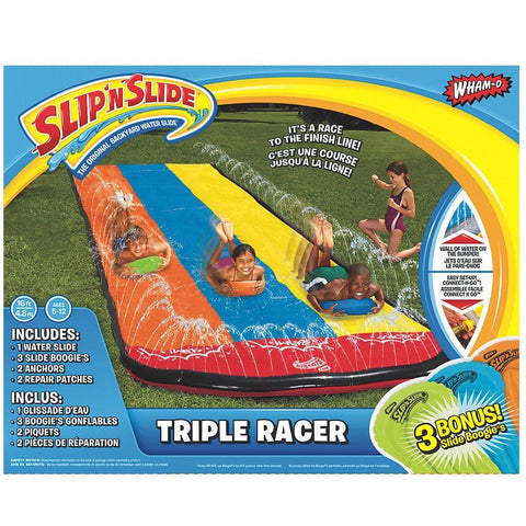 Slip N' Slide Triple Racer with Slide Boogie Board