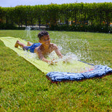 Wham-O Slip 'N Slide Surf Rider 18' Inflatable Waterslide Game with Splash Zone Single Lane | Original Backyard Water Slide | Great for Outdoor Play, Kids & Adults (18 ft Long, 1 Count)