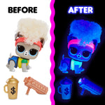 L.O.L. Surprise! Lights Pets with Real Hair & 9 Surprises including Black Light Surprises