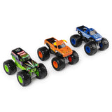 Monster Jam, Ground Shaker 3 Pack (Grave Digger, El Toro Loco and Blue Thunder), 1:64 Scale Die-Cast Vehicles, Multicolor