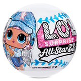 L.O.L. Surprise All-Star B.B.s Sports Series 1 Baseball Sparkly Dolls with 8 Surprises