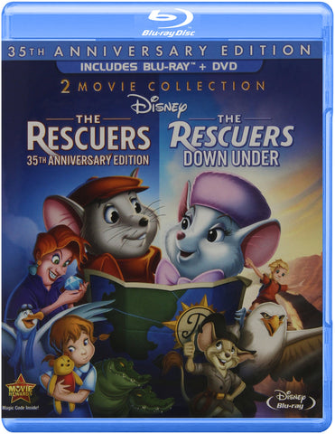 The Rescuers: The Rescuers / The Rescuers Down Under, 35th Anniversary Edition [Blu-ray] [Blu-ray]