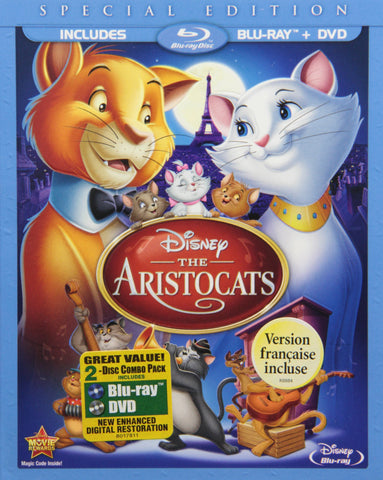 The Aristocats (Two-Disc Blu-ray/DVD Special Edition in Blu-ray Packaging) [Blu-ray]
